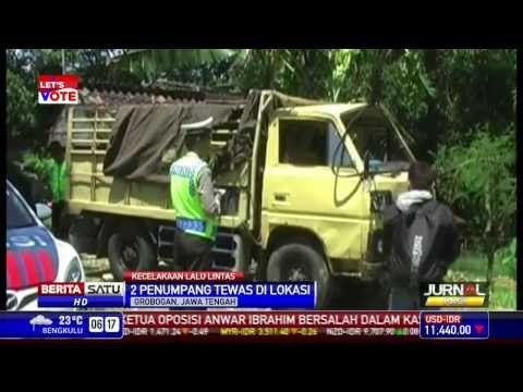 Dua Orang Tewas Usai Truk Pengangkut Rombongan Pengantin Terguling