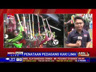 PKL Pasar Gembrong Kembali Berjualan di Pinggir Jalan