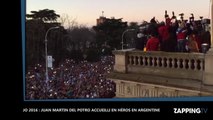 JO 2016 : Juan Martin Del Potro accueilli en véritable héros en Argentine (Vidéo)