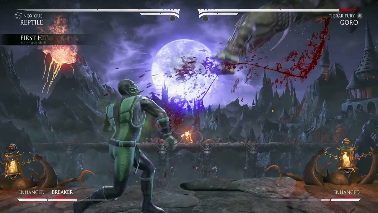Mortal Kombat XL REPTILE BUBBLE HEAD BRUTALITY
