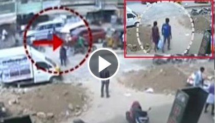 CCTV footage of Dalit student being ha cked to de rath in India