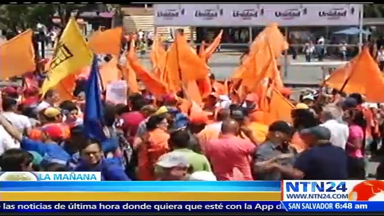 Sectores opositores se suman a la convocatoria de movilización en Caracas para el próximo 1 de septiembre