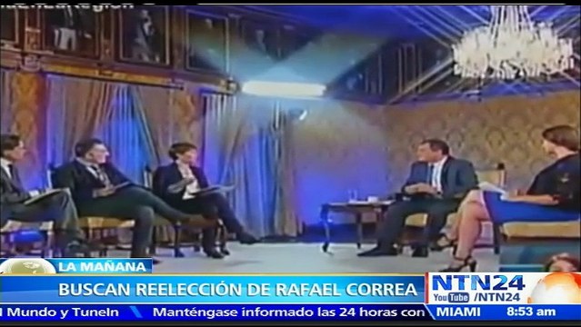 Colectivo Rafael Contigo Siempre entrega más de 1.200.000 firmas para una posible reelección de Correa en Ecuador