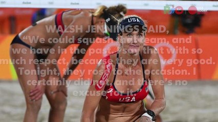 USA beach volleyball duo's quest for gold ends