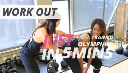 Workout Like An Olympian In 5 Mins