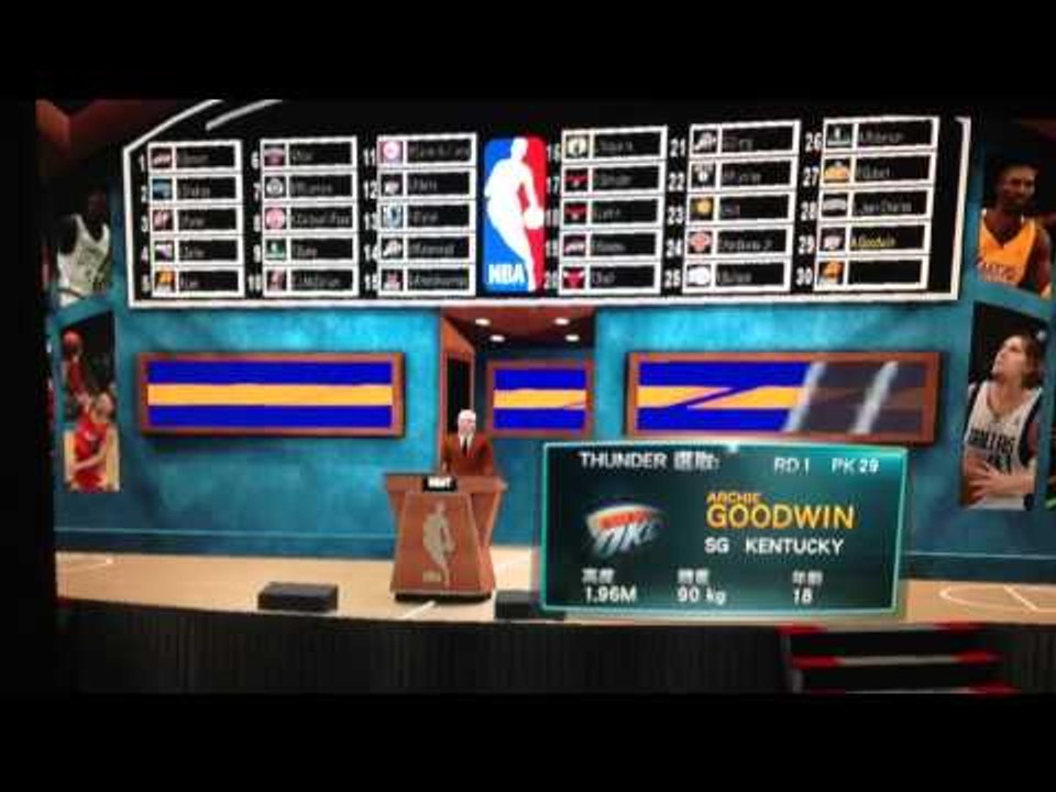 [NBA 2K14] 實測hea 打新秀賽。30 順位入NBA