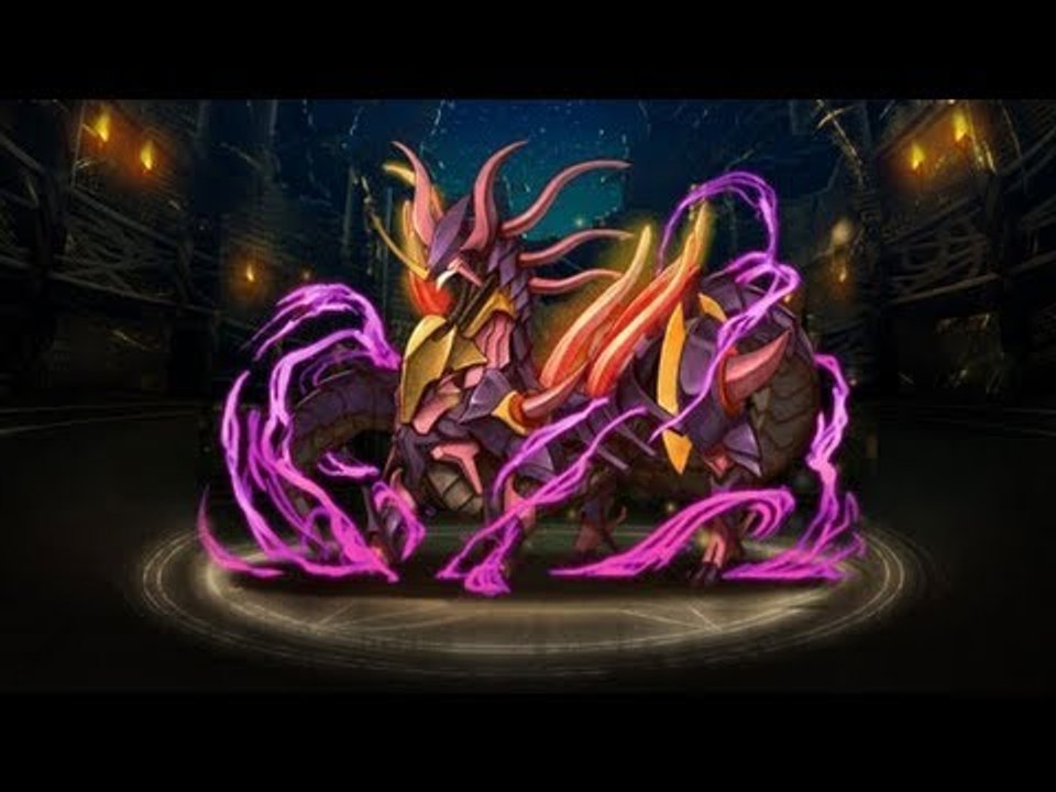 神魔之塔 - [幫打系列] 木遊妲己組打「遠古神龍。暗」高級 - 普通話篇