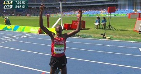 Rio'da 3000 Metre Su Engellide Conseslus Kipruto Olimpiyat Rekoru Kırdı