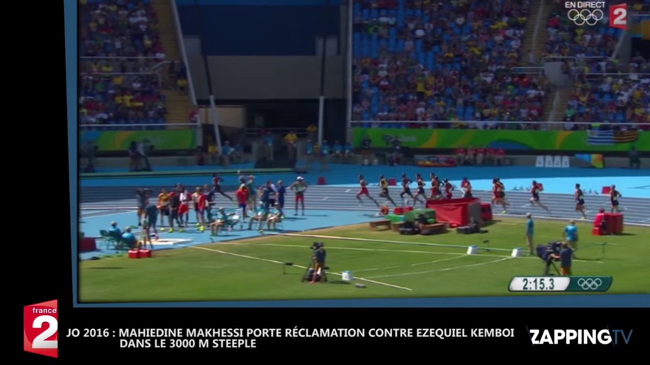 JO 2016 - 3000 m Steeple : Mahiedine Mekhissi porte réclamation contre Kemboi après une sortie polémique (Vidéo)