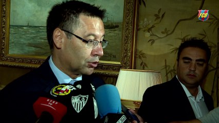Bartomeu: "La Supercopa nos hace mucha ilusión"