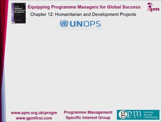Chapter 12: UNOPS in Myanmar