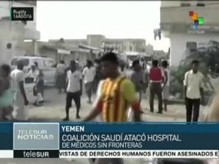 Al menos 11 muertos en bombardeo saudí contra hospital de MSF en Yemen