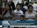 Presidente de Guatemala presenta propuesta de reforma tributaria