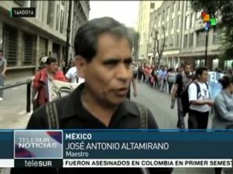 México: CNTE no iniciará ciclo escolar hasta que se abrogue la reforma