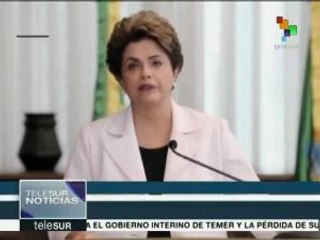 Rousseff pide al Senado reconocer que no hay crimen de responsabilidad