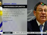 Uruguay lamenta intención de Brasil de comprar su voto en el Mercosur