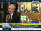 Menéndez: Venezuela cuenta con amplio apoyo a nivel internacional