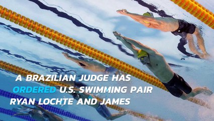 Brazilian judge orders Ryan Lochte and teammate not to leave country