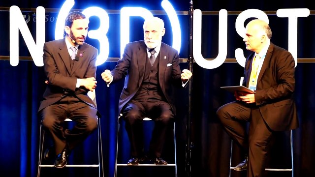 Vint Cerf speaks about 3D Printers and Google