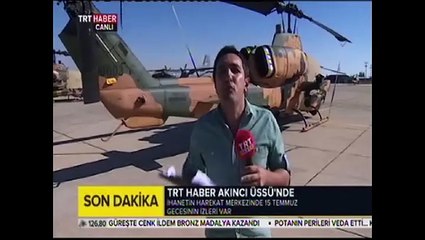TRT Haber Akıncı Üssü'nde