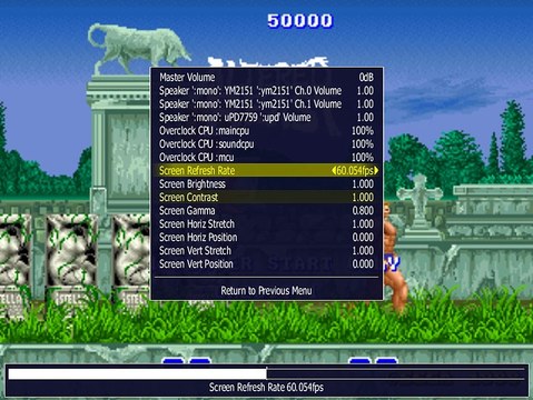Altered beast MAME 10