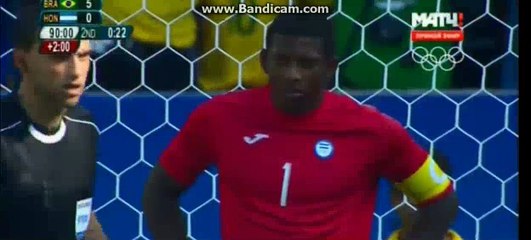 6-0 Neymar  Goal  Brasil U23 6-0 Honduras U23 - 17-08-2016