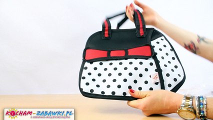 Narcissus 2D - Sztuka Rodzinna - Torba Miejska w Czarne Kropki - 3867-K - Recenzja