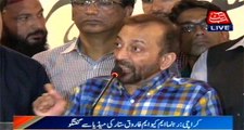 Karachi: MQM Leader Farooq Sattar's Media Talk