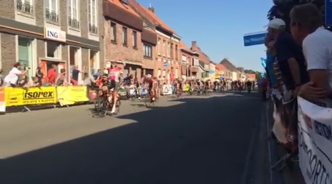 Tour de Flandre Orientale - Et. 1 : L'arrivée