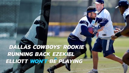 Ezekiel Elliott raves about Cowboys' o-line: 'I have the easiest job in America'
