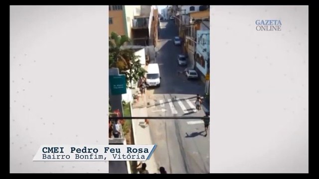 Alarme falso causa pânico em pais de alunos no bairro Bonfim, em Vitória