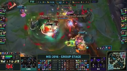 FW vs G2 - MSI 2016 (Mid-Season Invitational) - Flash Wolves vs G2 Esports_10