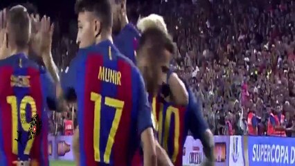 اهداف مباراة برشلونة واشبيلية 3-0 [كاملة] تعليق عصام عبده - اياب السوبر الاسباني [17-8-2016] HD
