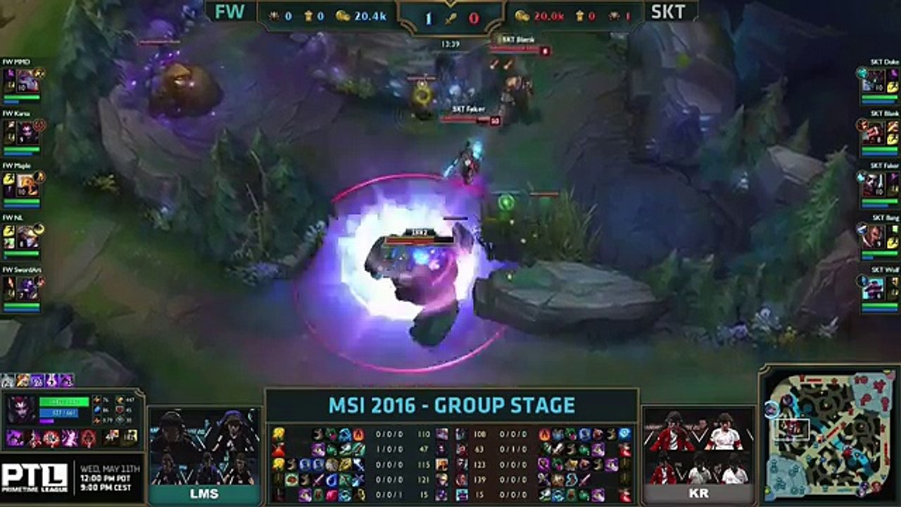 FW vs SKT - MSI 2016 (Mid-Season Invitational) - Flash Wolves vs SK Telecom T1_6
