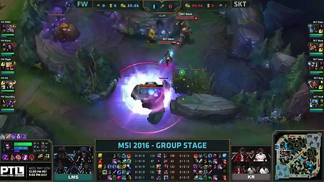 FW vs SKT - MSI 2016 (Mid-Season Invitational) - Flash Wolves vs SK Telecom T1_6