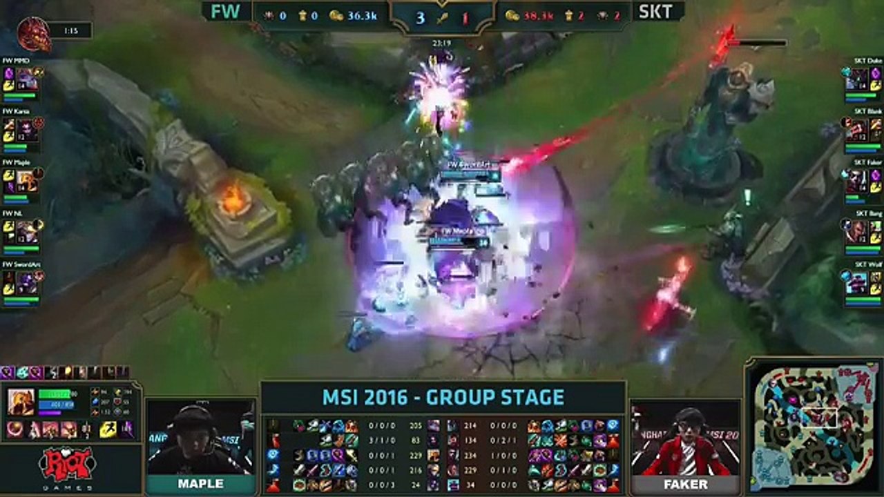 FW vs SKT - MSI 2016 (Mid-Season Invitational) - Flash Wolves vs SK Telecom T1_8
