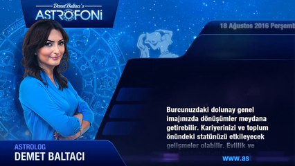 KOVA günlük yorumu 18 Ağustos 2016 Perşembe