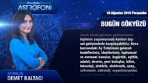 18 Ağustos 2016 Perşembe Bugün Gökyüzü