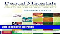 Ebook Dental Materials: Clinical Applications for Dental Assistants and Dental Hygienists, 3e Free