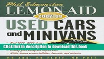 [Popular Books] Lemon-Aid: Used Cars and Minivans Full Online