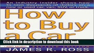 [Popular Books] How to Buy a Car Full Online