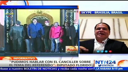 "Nicolás Maduro no quiere medirse porque no tiene favor popular, eso se llama dictadura": Diputado Luis Florido