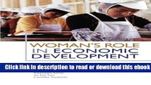 Woman s Role in Economic Development For Free