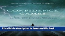 [Popular] Confidence Games: Lawyers, Accountants, and the Tax Shelter Industry (MIT Press) Kindle