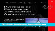 [Popular] Patterns of Enterprise Application Architecture Paperback Free