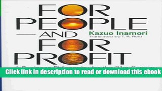 For People and for Profit: A Business Philosophy for the 21st Century PDF Ebook
