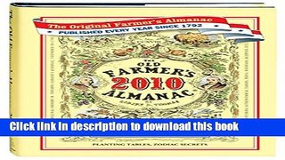[Popular Books] The Old Farmer s Almanac 2010 Full Online