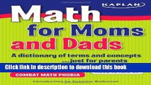 [Download] Math for Moms and Dads: A dictionary of terms and concepts...just for parents Kindle