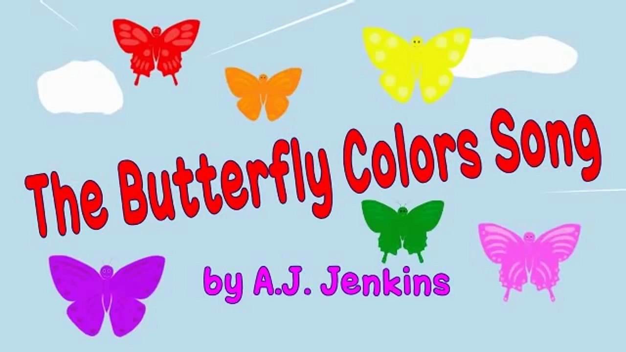 The Butterfly Colors Song 1 Little Angel [Music for Kids] learn the