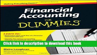 [Popular] Financial Accounting For Dummies Kindle Free